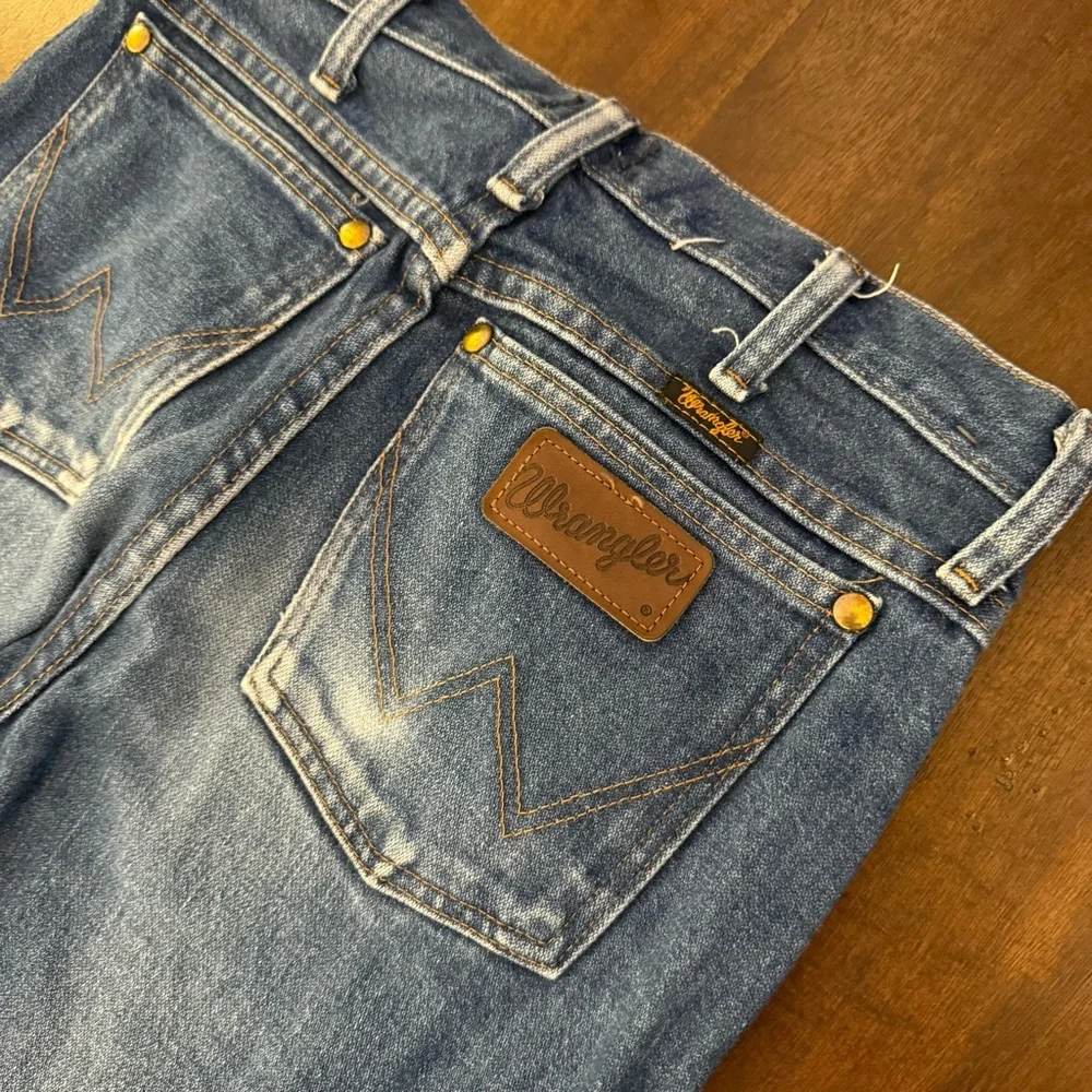 Wrangler 36 MWZ Slim Fit Men's Relaxed Blue‎ Jeans